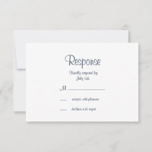 Filigree Butterfly RSVP en Turquoise