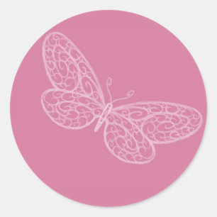 Filigree Butterfly Sticker
