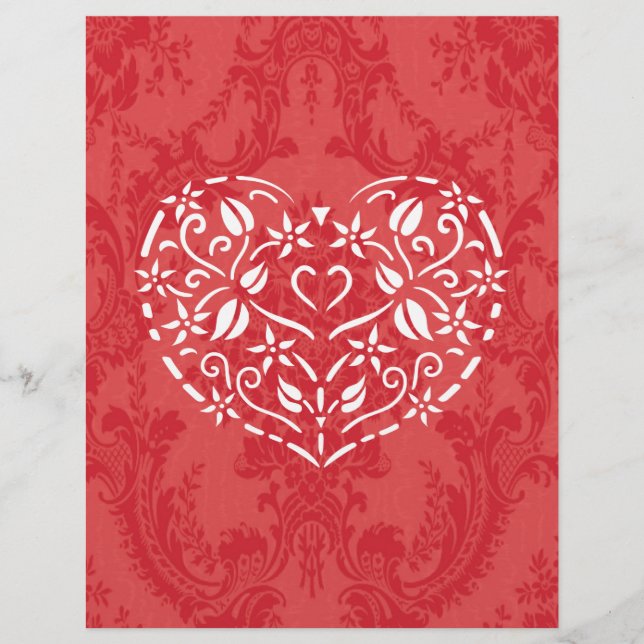 Filigree Heart Flyer (Vorne)