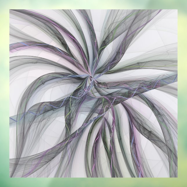 Filigree Motions Modernes Abstraktes Schwingen des Fensteraufkleber (Blatt 3)
