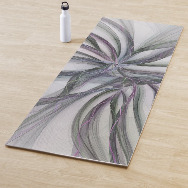 Filigree Motions Modernes Abstraktes Schwingen des Yogamatte (Beispiel)