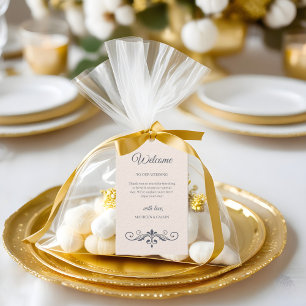 Filigree rustique, étiquette cadeau