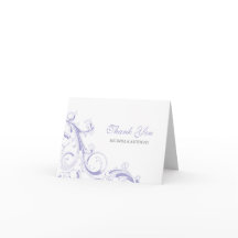 Filigree Swirl Lavender Vielen Dank