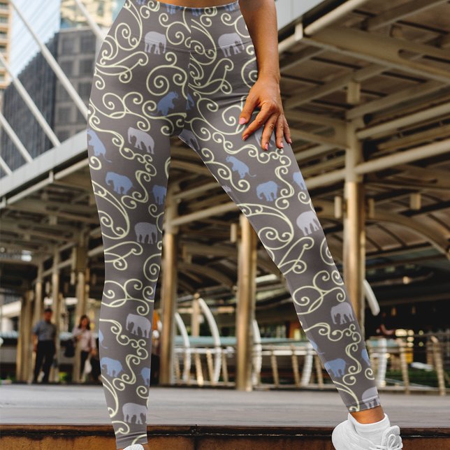 Filigree und Elephants Leggings (Von Creator hochgeladen)