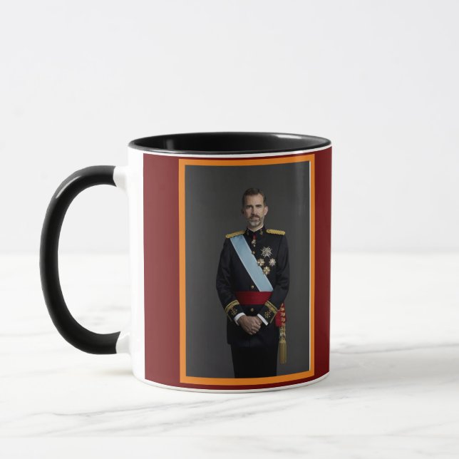 Filipe VI König von Spanien Foto Tasse (Links)
