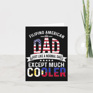 Filipina Amerikanischer Vater Tag Papa Karte