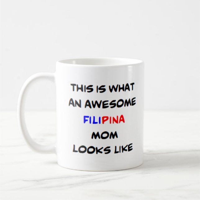 Filipina Mama, phantastisch Kaffeetasse (Links)