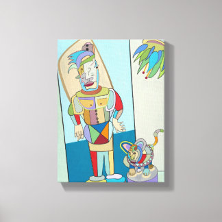 "Filipino and Cat" von Ruchell Alexander Leinwanddruck