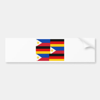 FILIPINO-DEUTSCHLAND AUTOAUFKLEBER