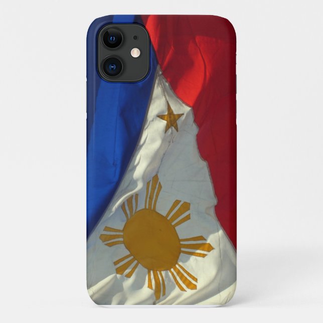 Filipino-Flagge Case-Mate iPhone Hülle (Rückseite)