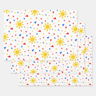 Filipino-Flagge Geschenkpapier Set