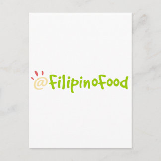 Filipino Food Postkarte