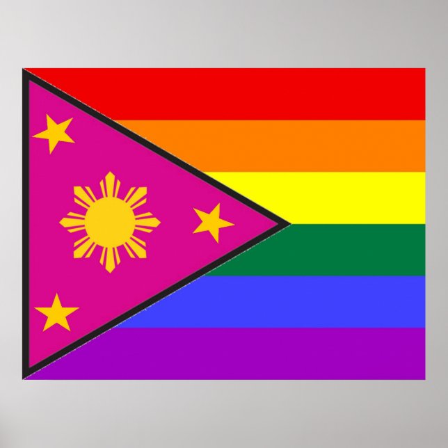 Filipino GLBT-Fahne Poster (Vorne)