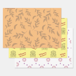 Filipino inspiriertes Geschenkpapier Set 3