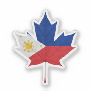 Filipino - Kanadisches Erbe Aufkleber