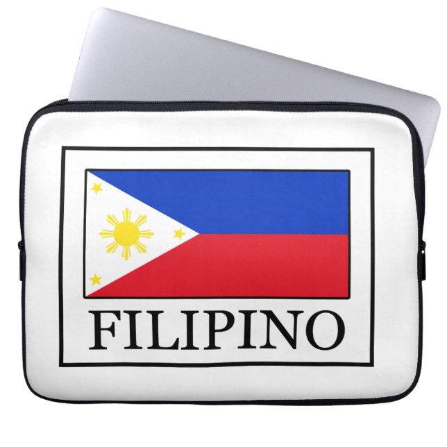 Filipino Laptopschutzhülle (Vorderseite)