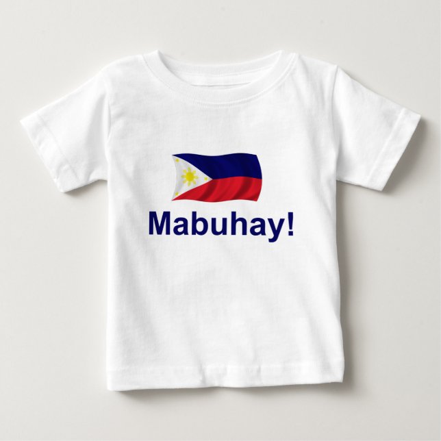 Filipino Mabuhay! Baby T-shirt (Vorderseite)