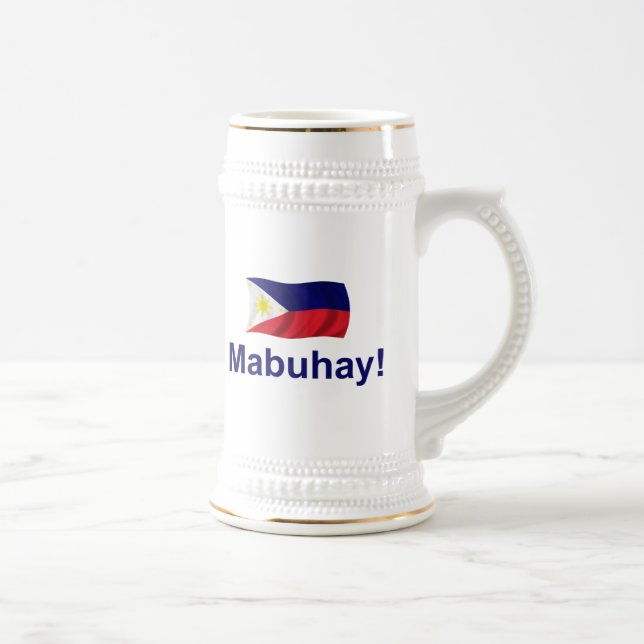 Filipino Mabuhay! Bierglas (Rechts)