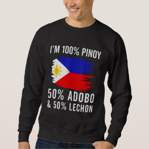Filipino Men Philippines Flag Funny Pinoy Funny Fu Sweatshirt