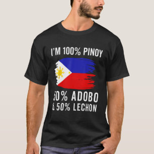 Filipino Men Philippines Flag Funny Pinoy Funny Fu T-Shirt