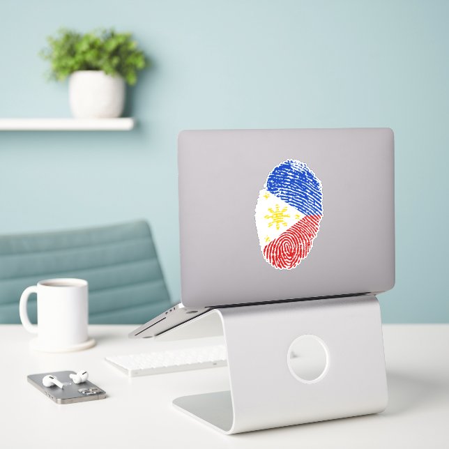 Filipino Notebook-Aufkleber für Filipino Aufkleber (Laptop auf Schreibtisch)