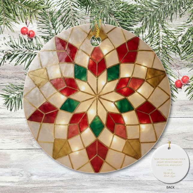 Filipino Parol Comfort Christmas Keepsake Keramik Ornament (Von Creator hochgeladen)