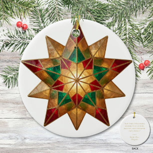 Filipino-Parol-Weihnachtsbaumschmuck Hoffnung un Keramik Ornament
