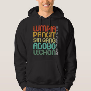 Filipino Philippine Essen Lumpia Pancit Sinigang A Hoodie