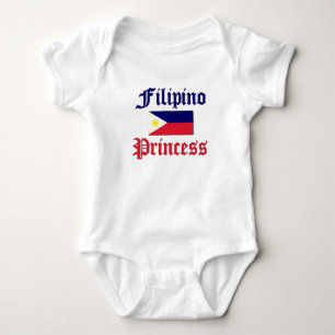 Filipino Princess Baby Strampler