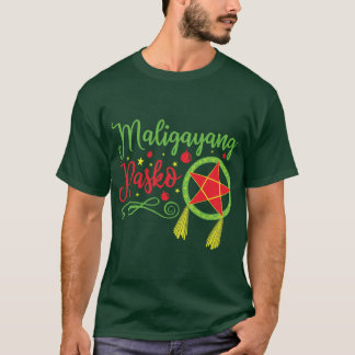 Filipino Weihnachten Frohe Weihnachten T-Shirt