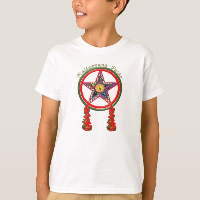 Filipino Weihnachtsfeier T-Shirt (Vorderseite)