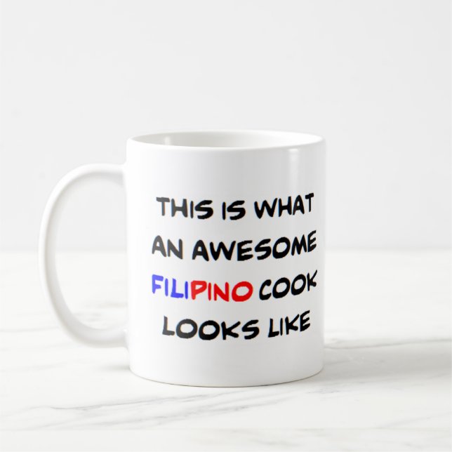 Filipinokoch, phantastisch kaffeetasse (Links)
