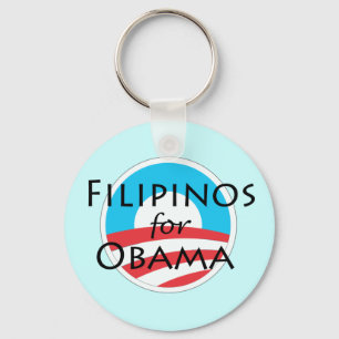 Filipinos für Obama Schlüsselanhänger