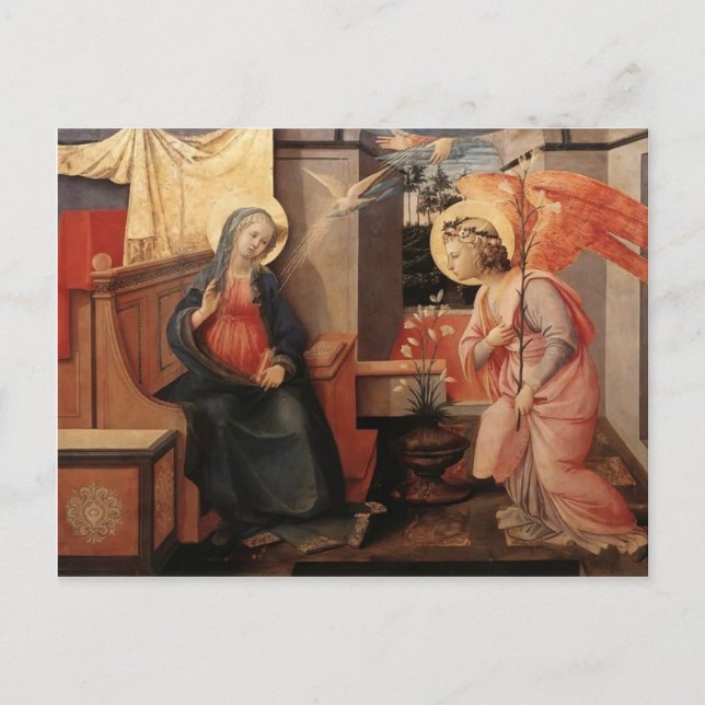 Filippo Lippi - Ankündigung Postkarte (Vorderseite)