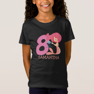 Fille 8e anniversaire mermaid T-shirt