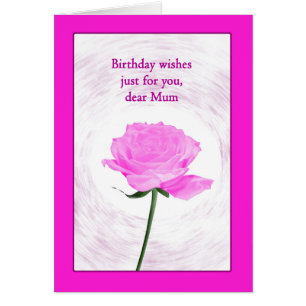Fille Anniversaire Belle Rose rose rose