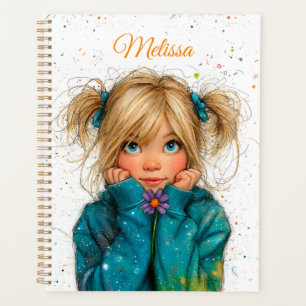 Fille Aquarelle Tout Nom