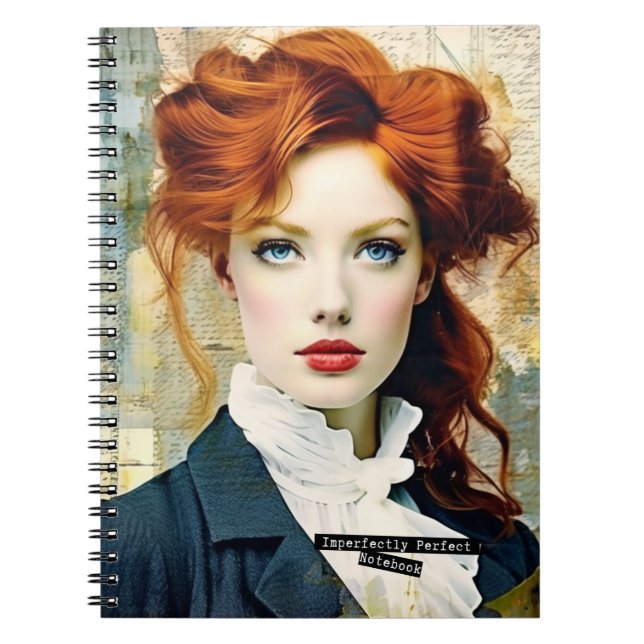 Fille aux cheveux rouges - Carnet imparfait (Devant)