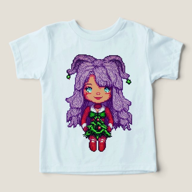 Fille aux cheveux violets  (Design Recto)