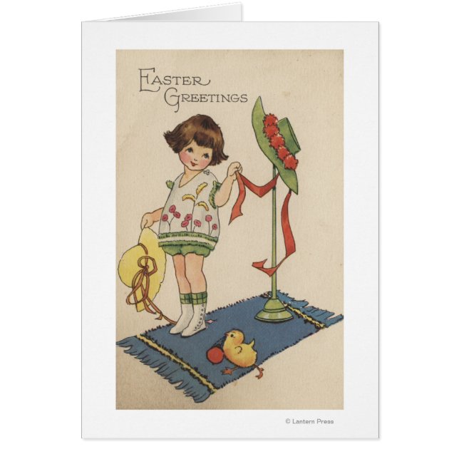 Fille avec Casquette jaune et poussette (Devant)