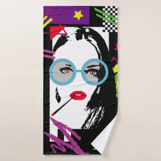 Fille avec cigarette et lunettes de soleil pop ar 