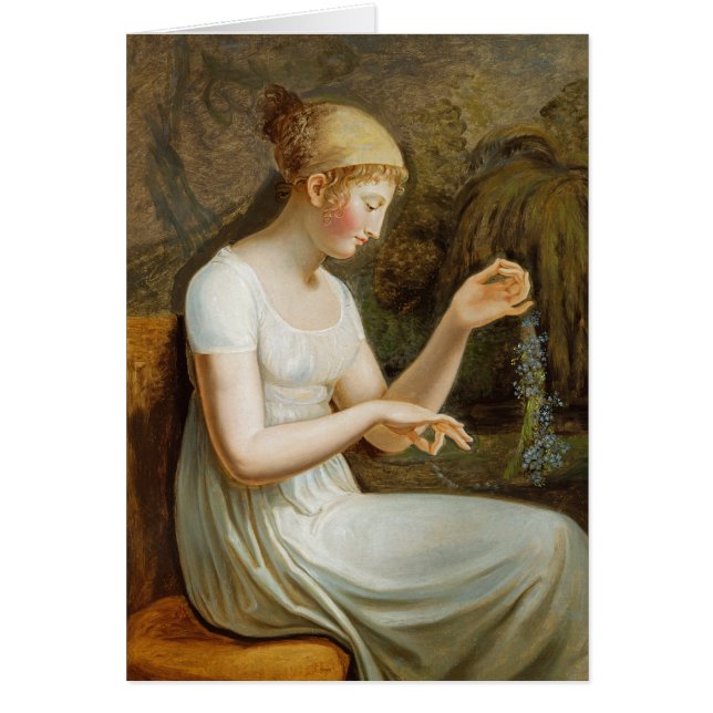 Fille avec des fleurs (Devant)