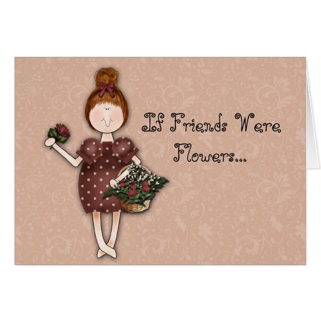 Fille avec des fleurs (Devant horizontal)