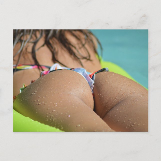 FILLE bikini  carte postale photo (Devant)