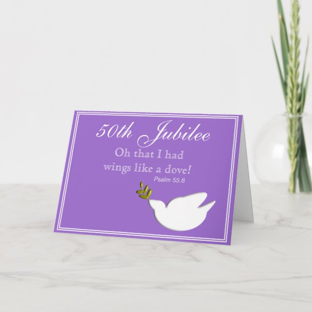 Fille catholique "50e Jubilé" Cartes et cadeaux (Devant)