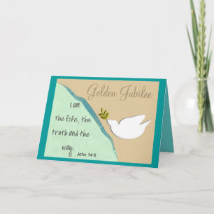 Fille catholique "Jubilé d'or" Cartes et cadeaux