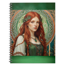Fille celtique 2 Carnet spiral