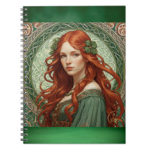 Fille celtique 4 Carnet spiral