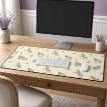 Fille Cheval Jaune Violet Motif Floral