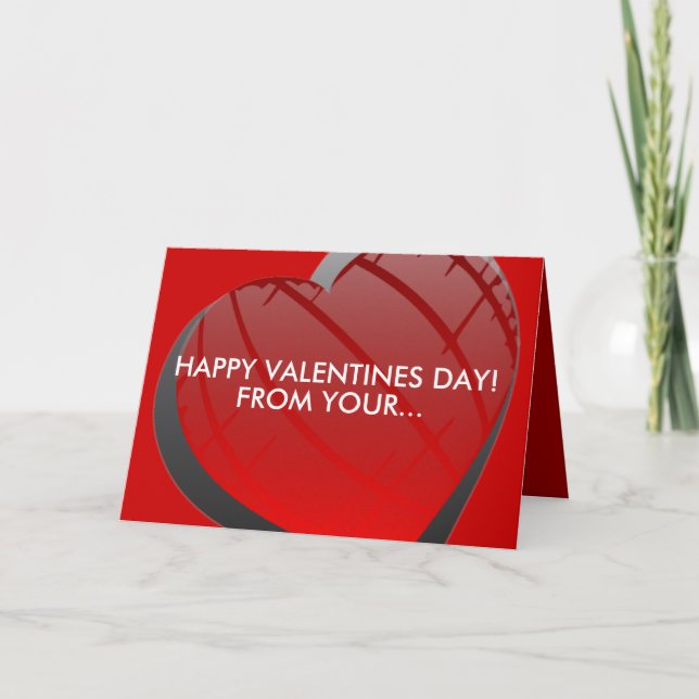 Fille coquine Happy Valentines Carte de voeux (Devant)